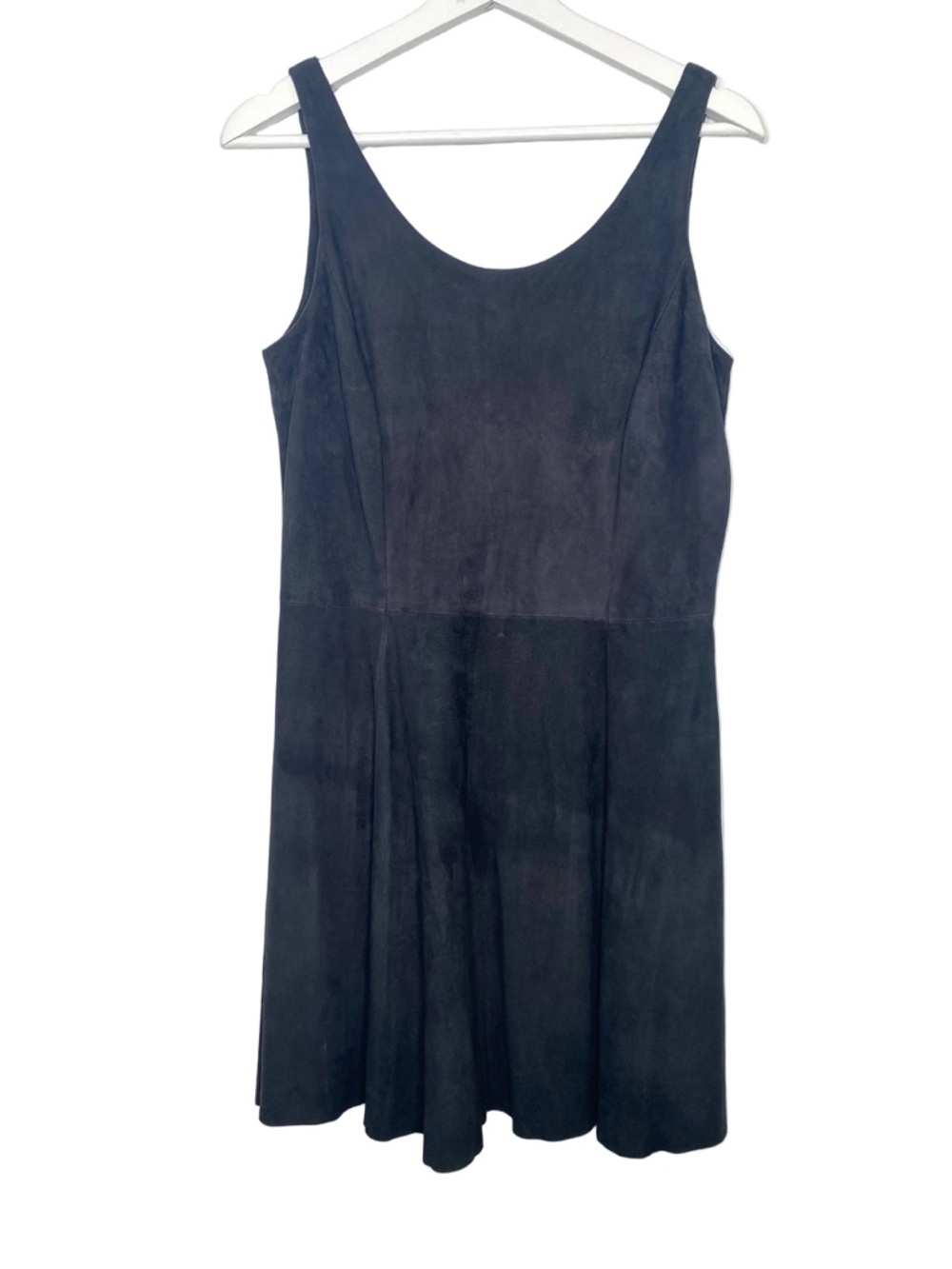 DROMe - Black Suede Sleeveless Dress